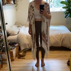 Shawl/intimate robe/beach cover